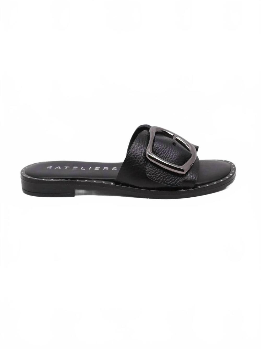 NEW ATELIERS women's bali sandal in black